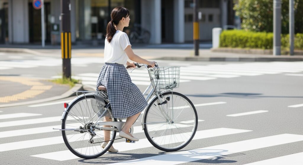 安全第一!スカート着用時の自転車ルールとマナー
