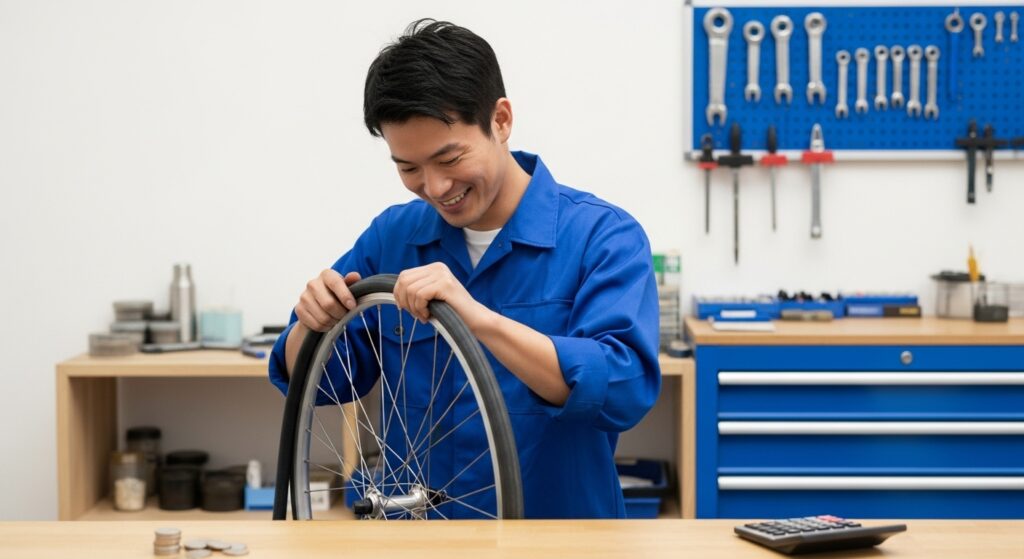 パンク修理代はいくら?費用相場と依頼先