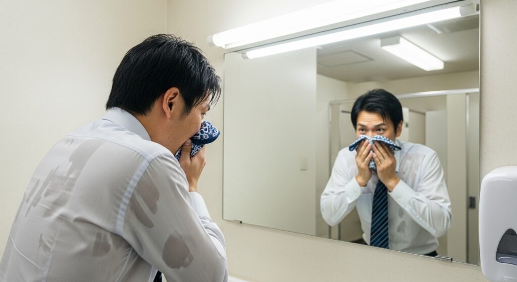 汗問題と職場での気まずさ