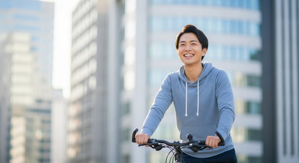 7キロの自転車通勤で得られる健康効果