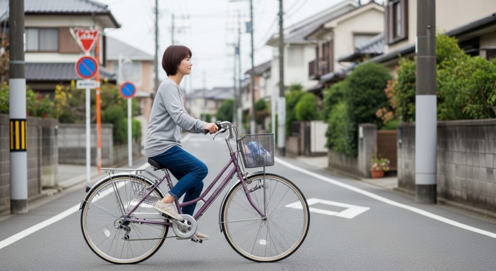 基本となるママチャリの走行距離