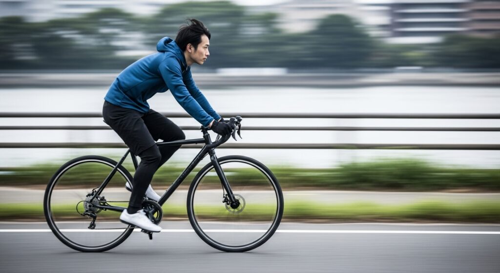 クロスバイクやロードバイクでの6キロ移動時間
