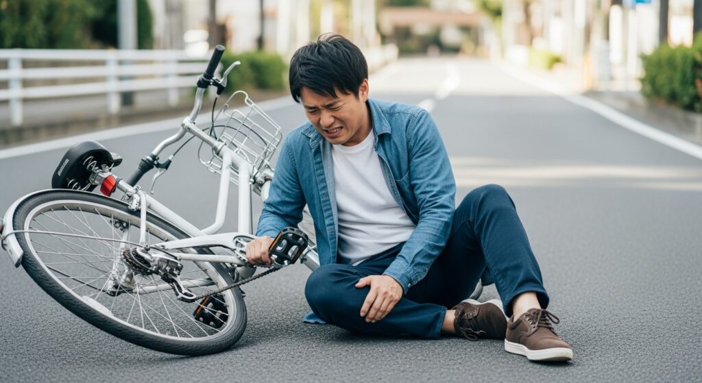 応急処置と、そのまま乗り続ける危険性
