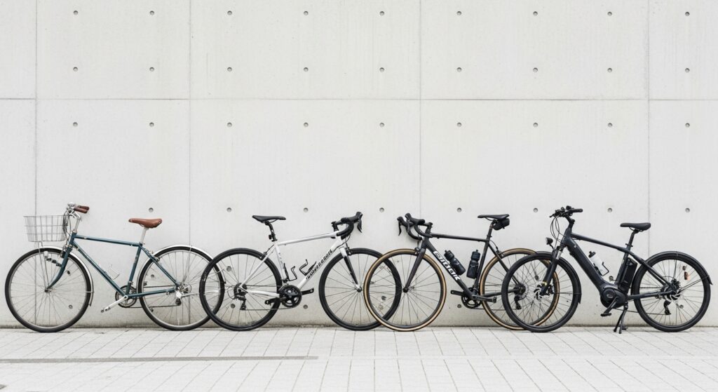 通勤・通学に適した自転車の種類