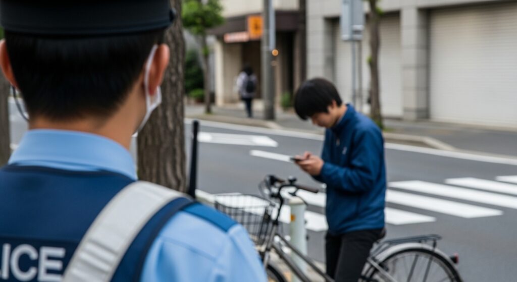 自転車の危険行為:赤切符・青切符の導入と罰則について