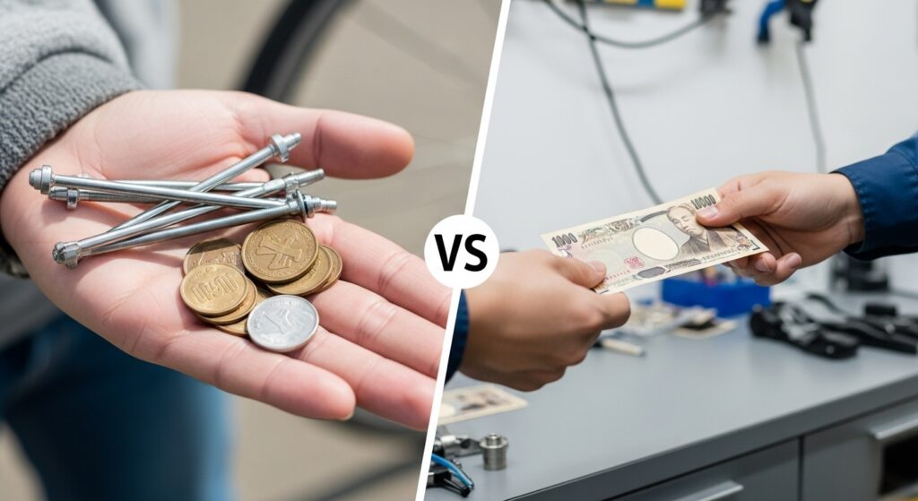 スポーク交換の費用はいくら?【DIY vs 専門店】