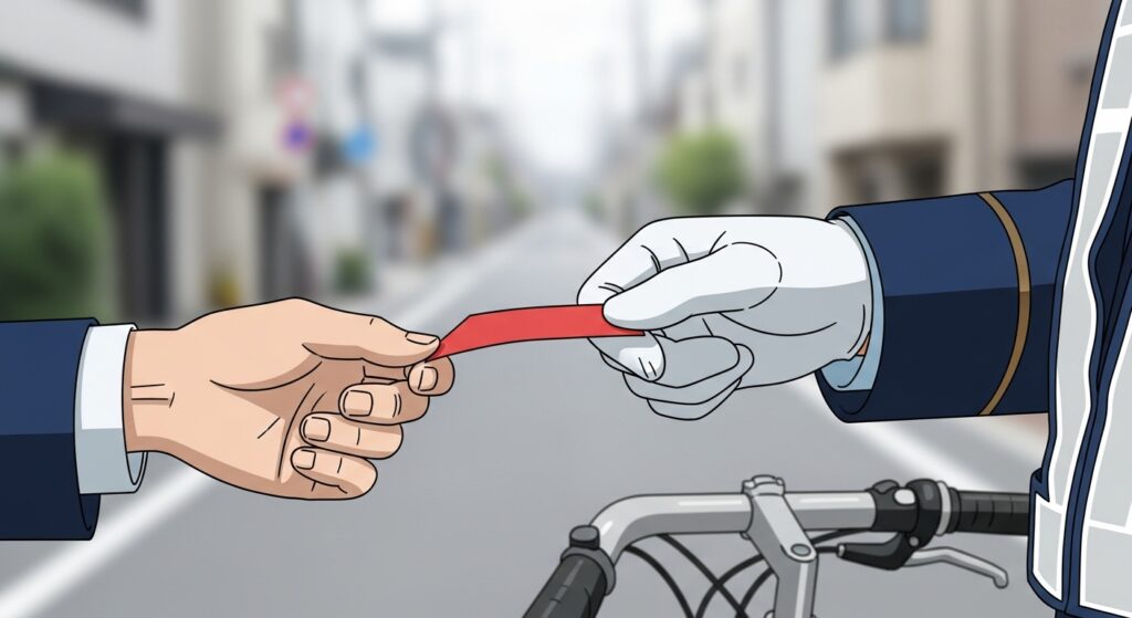 自転車指導警告カードとは?その意味と目的を解説