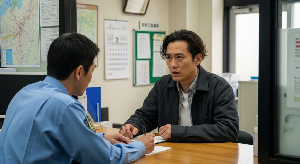 盗難に気づいたら、まずは警察へ急ぎましょう