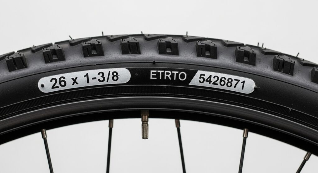自転車のタイヤサイズ、インチ表記の基本的な見方