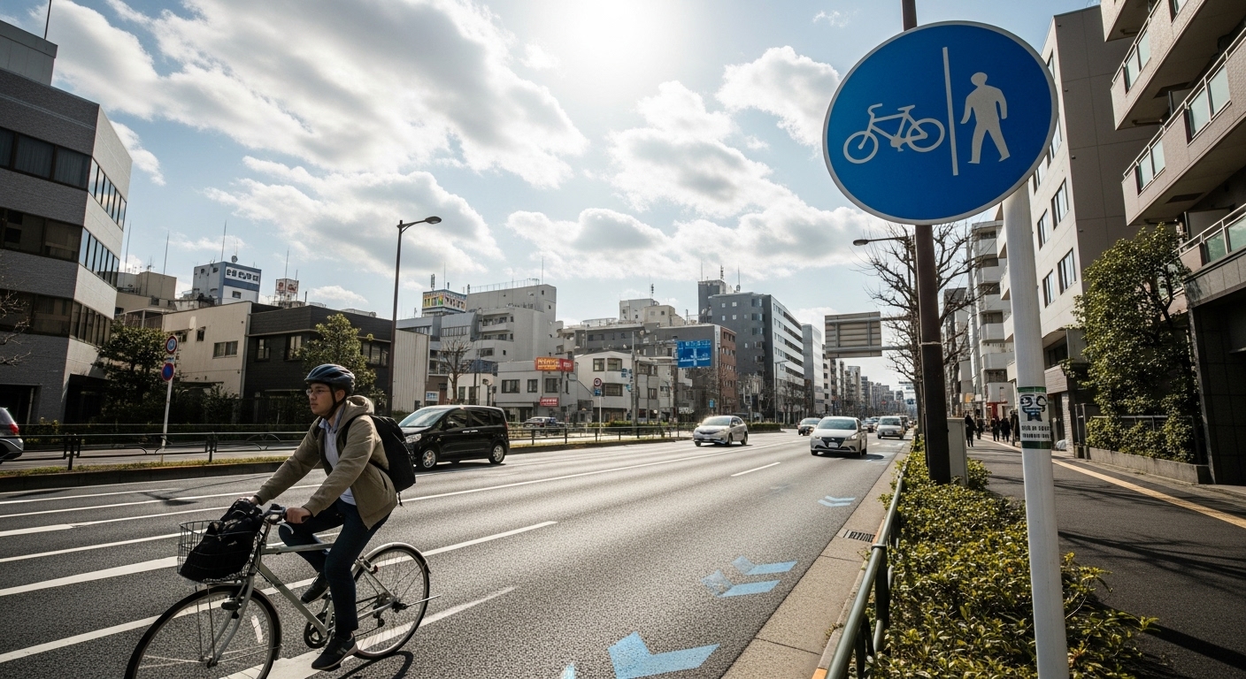 自転車で車道を走るのが怖い？安全走行のコツとルールを解説 | チャリメモ