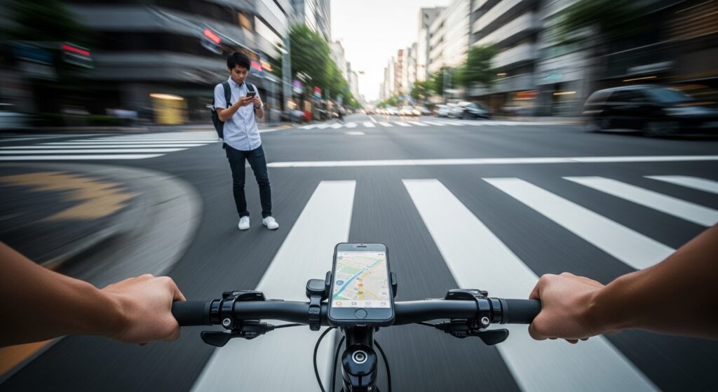 罰則対象となる「ながらスマホ」の具体的行為
