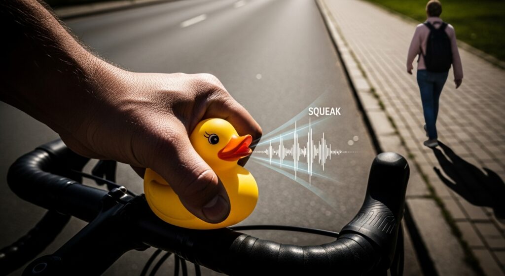 機能1:パフパフ鳴るベルと道路交通法