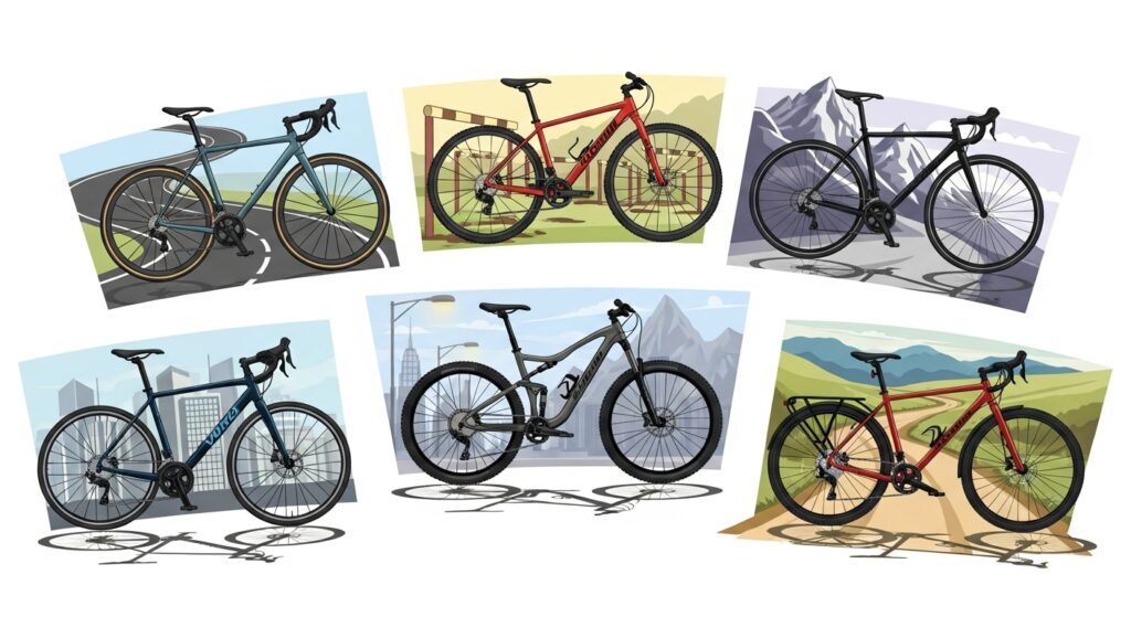 最高の相棒選び：自転車の種類入門