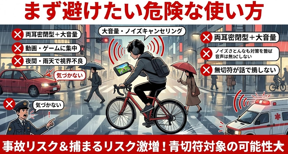 まず避けたい危険な使い方