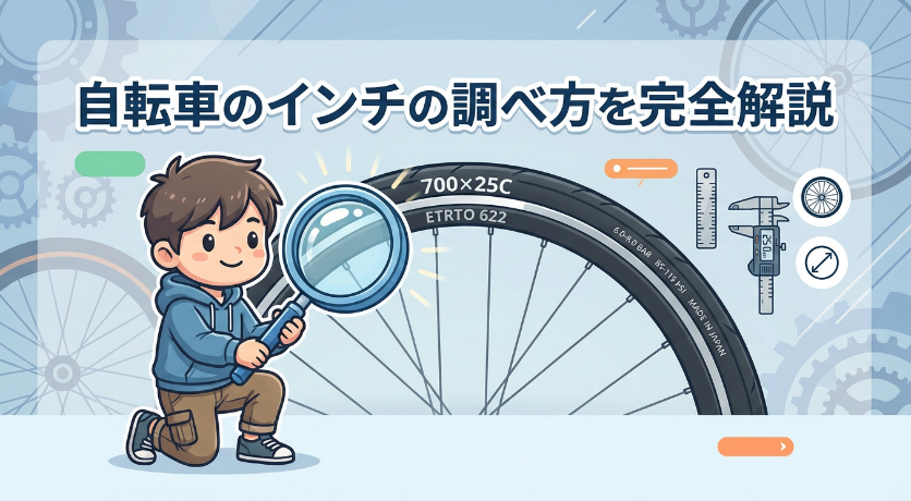 自転車のインチの調べ方を完全解説 タイヤ交換ミスを防ぐコツまとめ 
