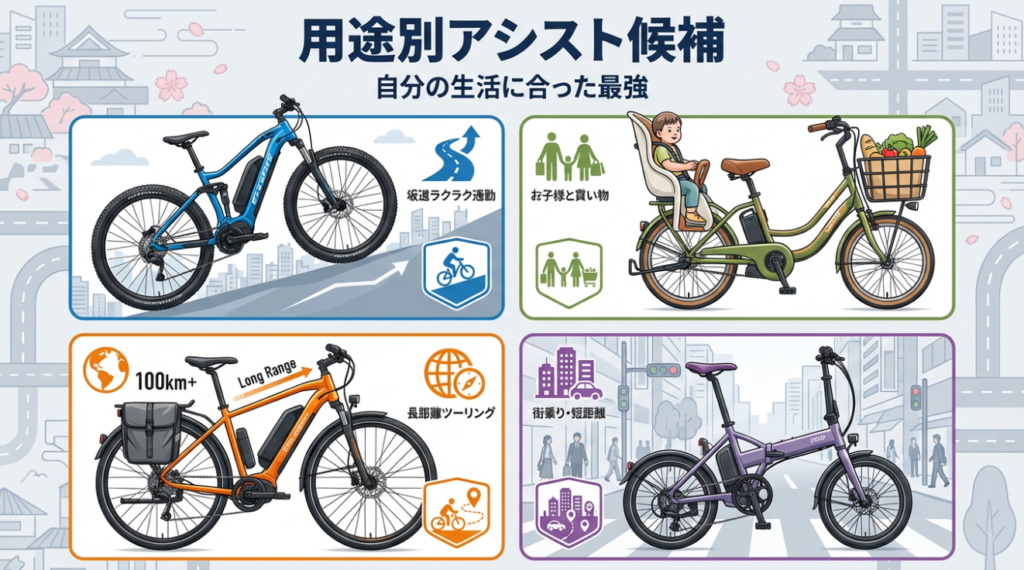 用途別に見るアシスト力最強候補