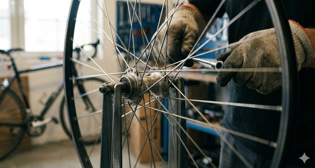 ホイール・ハブ・スポークからのキュルキュル音