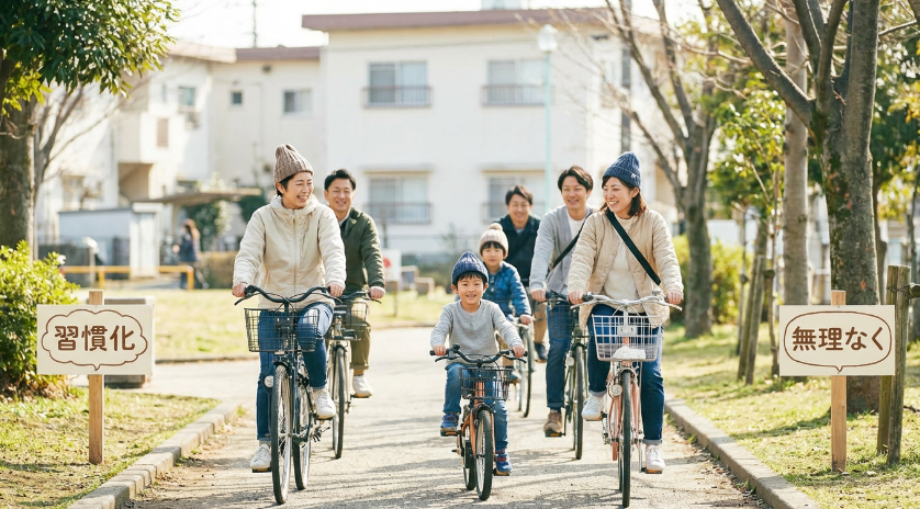 自転車10km通勤はきつい？距離感の捉え方