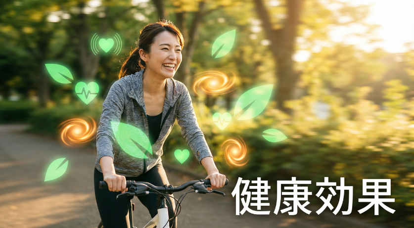 自転車10kmで消費できるカロリーと健康効果