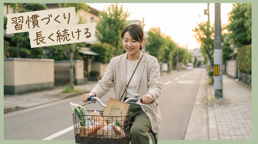 自転車10km生活を長く続けるための習慣づくり