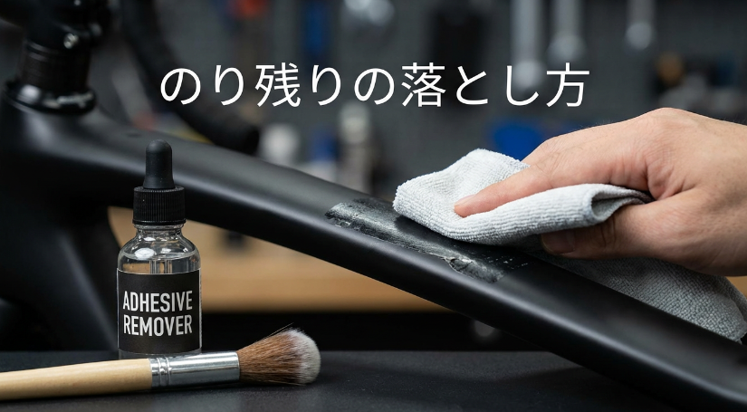 のり残りを段階的に落とす