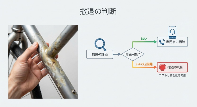 取れない時の撤退と依頼の目安