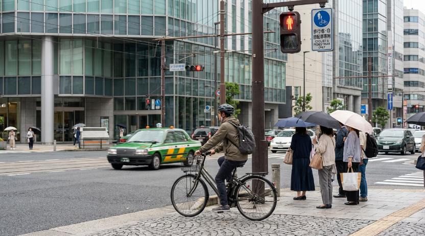 「歩行者・自転車専用」信号機の見分け方