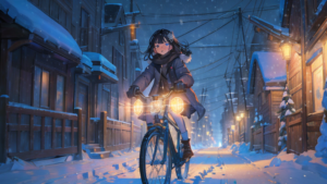 自転車で雪道を走る前に知っておくべき危険と安全対策ガイド