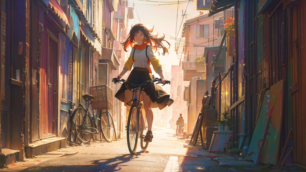 スカートが後輪に巻き込まれる危険と対処法