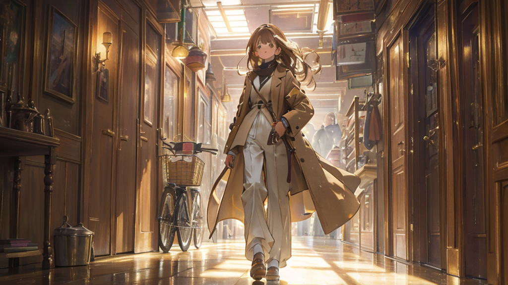 ヘアゴムと硬貨を使ったスカート固定の裏ワザ