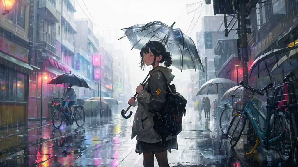 ダイソーの自転車ライトに防水機能はある?雨の日の注意点