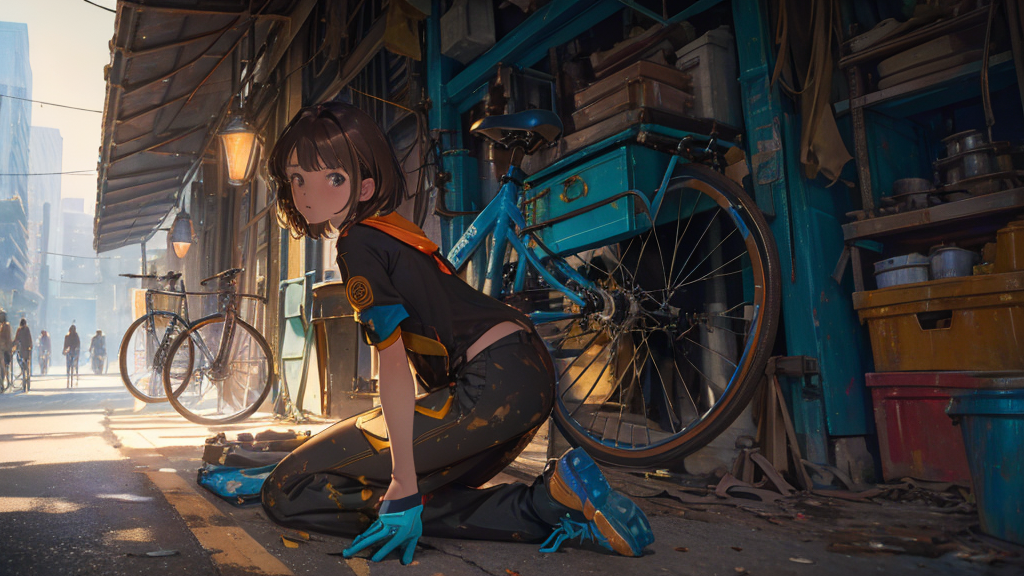 ママチャリ後輪の外し方の手順