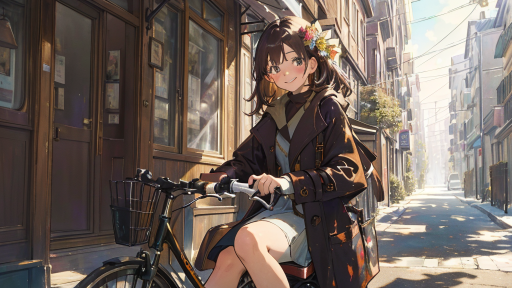 サドルへの敷き込みで道具なしで裾を押さえる方法