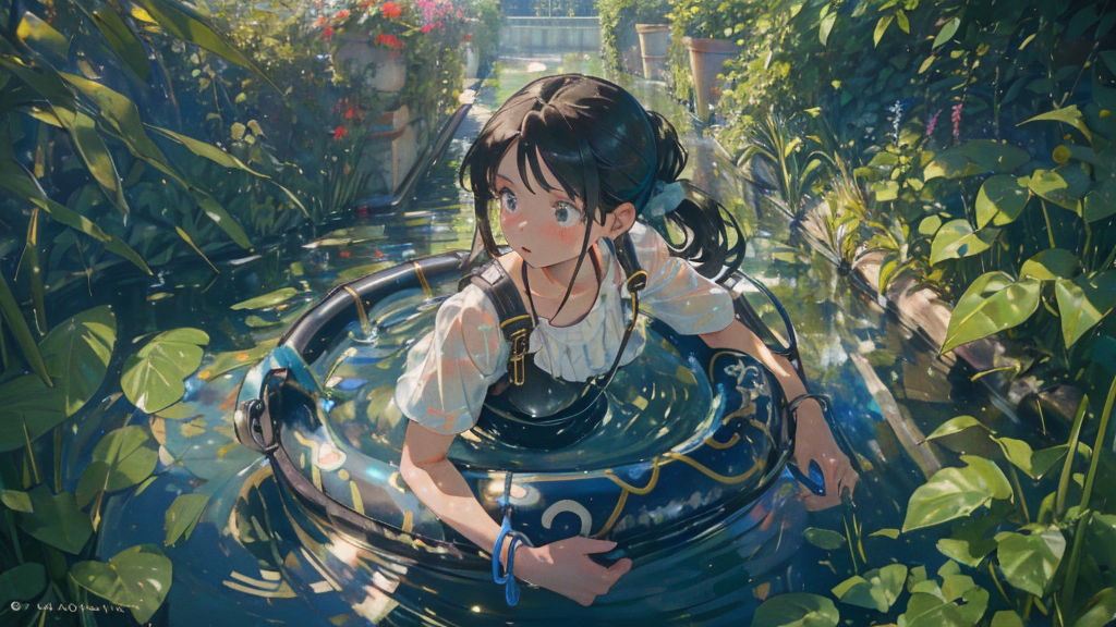 水を使ったパンク箇所の特定方法