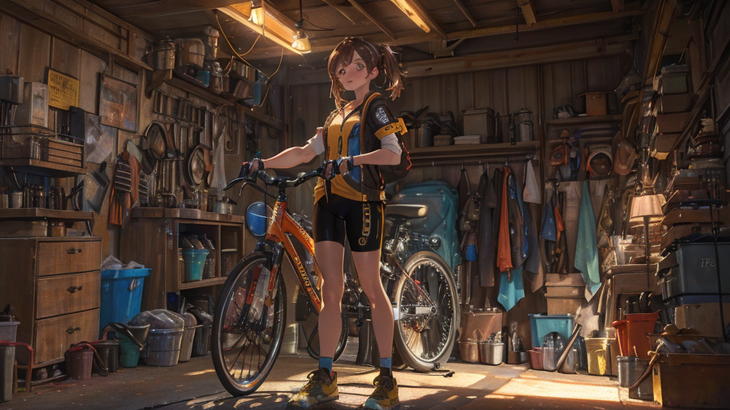 Vブレーキのスプリング調整ネジで片効きを直す手順