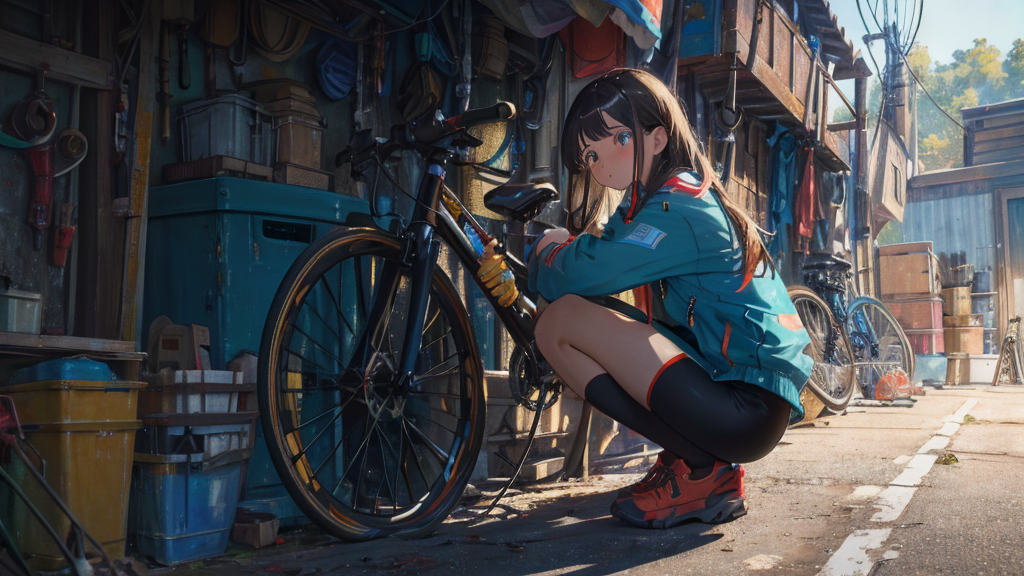 後輪ブレーキがかかりっぱなしになる原因と直し方