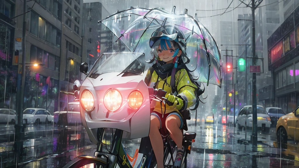 顔・頭を雨から守るバイザーとフードの活用法