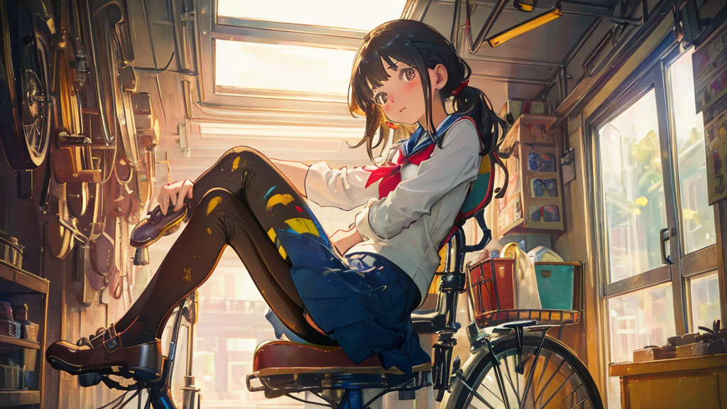 タイヤサイズと中学生の身長目安(24型・26型・27型)