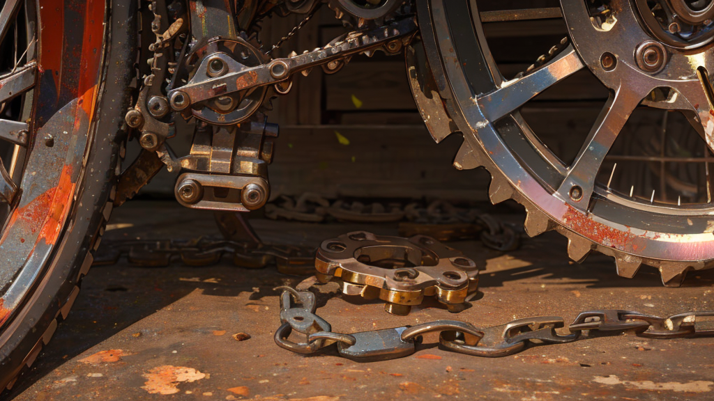 チェーンの伸びやスプロケット摩耗が引き起こす歯飛びの症状