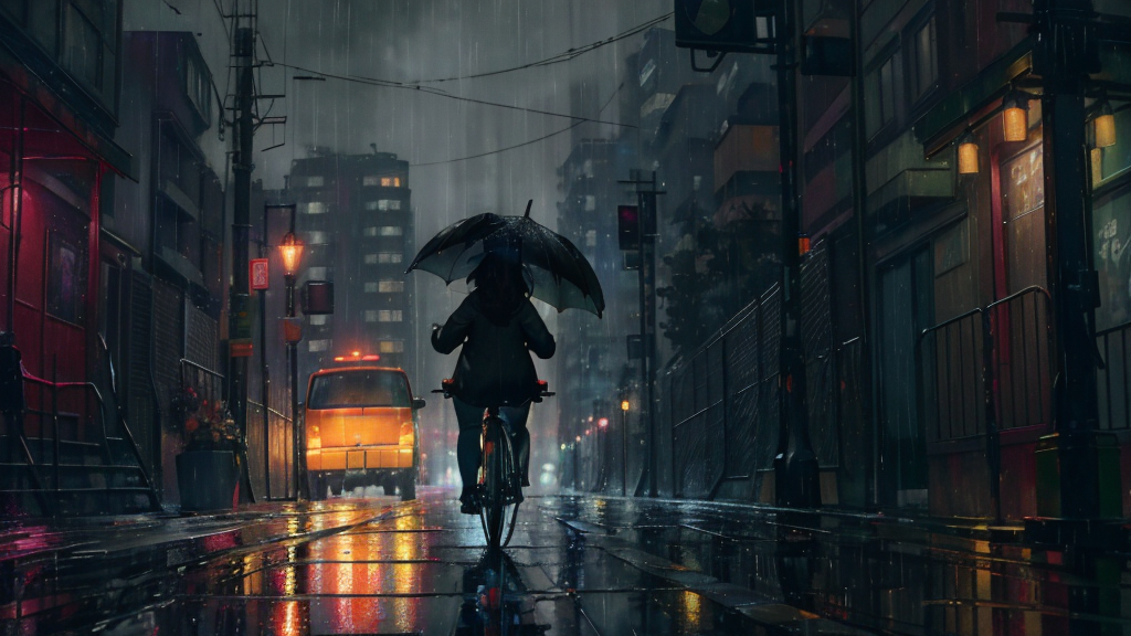 雨の程度に合わせた交通手段の切り替え判断