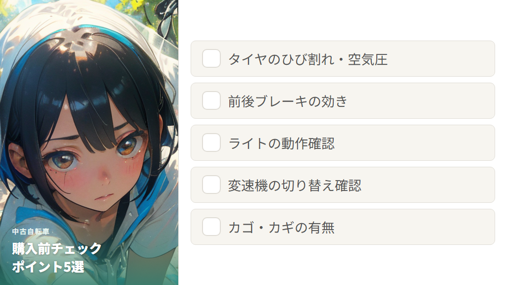 購入前に確認したい走行・ブレーキ・ライトのチェックポイント