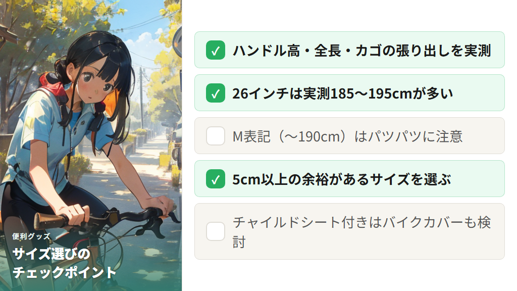 サイズ選びで失敗しない！インチ数と全長の正しい測り方