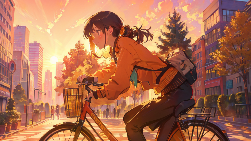 自転車通勤・通学の距離別の移動時間の目安