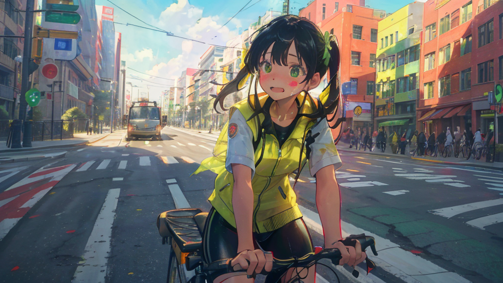 信号のある横断歩道では自転車はどちらの信号に従う？