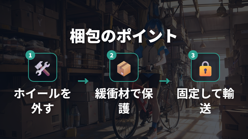 梱包方法と運搬時に気をつけること