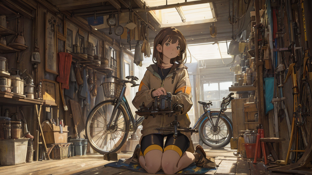 あさひのパンク修理料金と作業の流れ