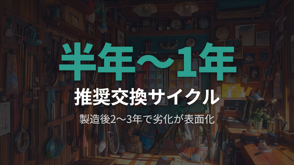 TPUチューブの寿命の目安と推奨される交換サイクル