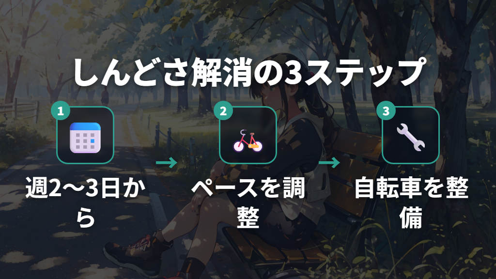 6.4キロ自転車通勤でしんどいと感じる原因と対処法
