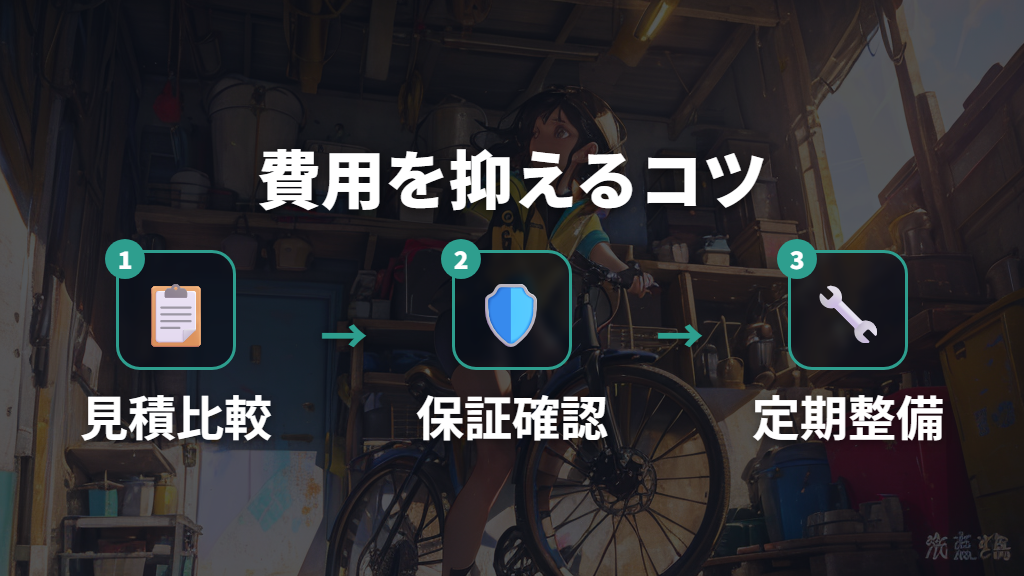 電動自転車のモーター交換費用を抑えるための実践ポイント