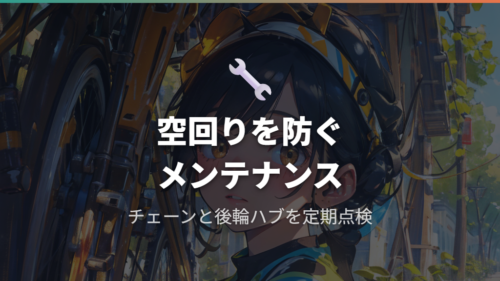 自転車の空回りを防ぐための日常メンテナンス方法